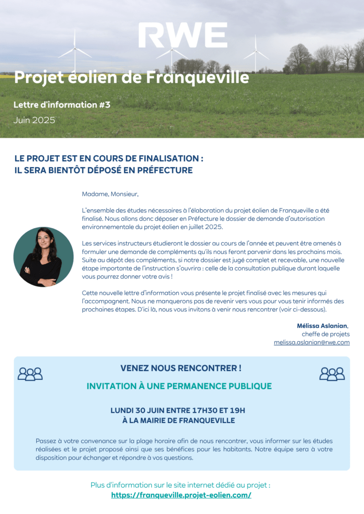 Lettre d'information n°3